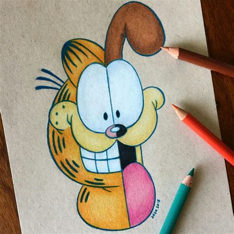 Garfield And Odie Disney Drawings Sketches Cute Disney Drawings