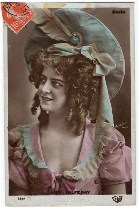 Tiller Girl Daisy Palferay E Le Deley Series 4381 Performance At La Scala Paris Circa 1906