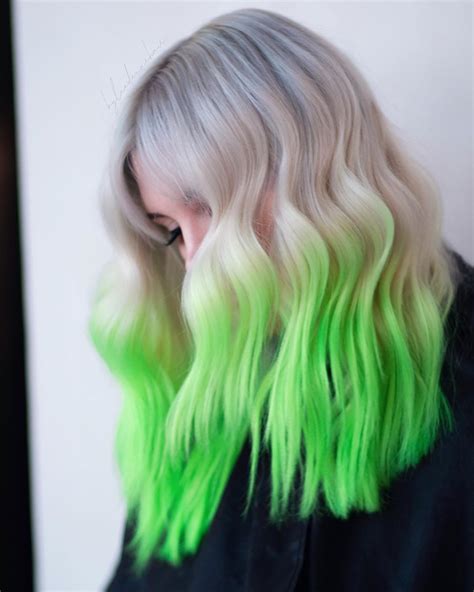 Neon Green Hair Dye Permanent Althea Sibley