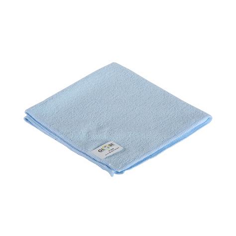 14 x14 microfiber cloth 240gsm blue clean spot
