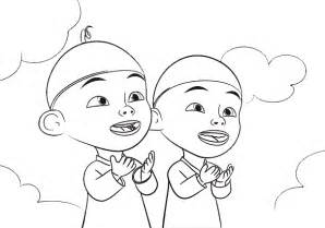 Gambar Upin Ipin Untuk Mewarnai Anak Paud Coloring Pages Disney Gambaran