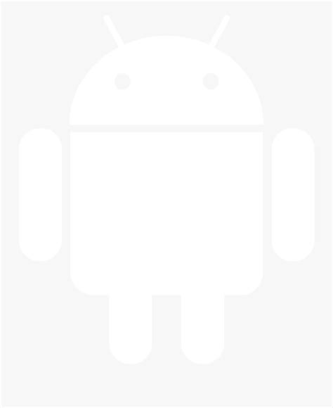 Android Logo White Vector Free Transparent Clipart Clipartkey