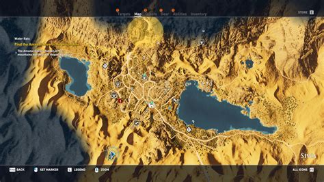 Assassin S Creed Origins Map The Ankh Of Isis Trilogy
