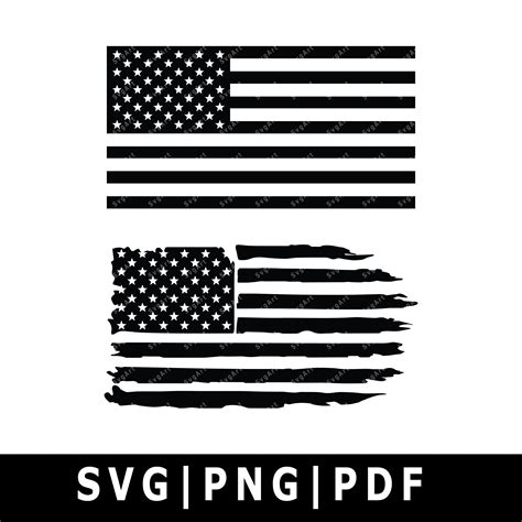 American Flag Svg Png Pdf Cricut Silhouette Cricut Svg Etsy