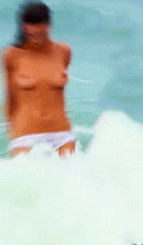 Almost Losing Her Bikini Bottoms Porn Pic