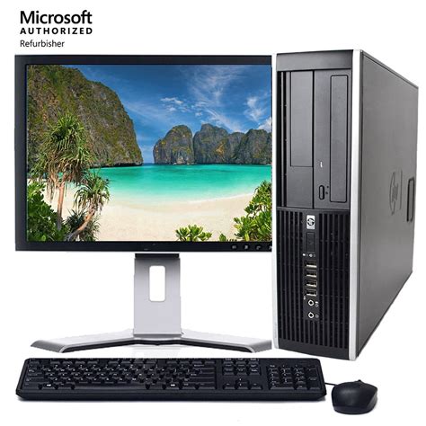 Hp Elite 8000 Sff Desktop Computer Core 2 Duo 8gb 250gb Dvd Wi Fi And