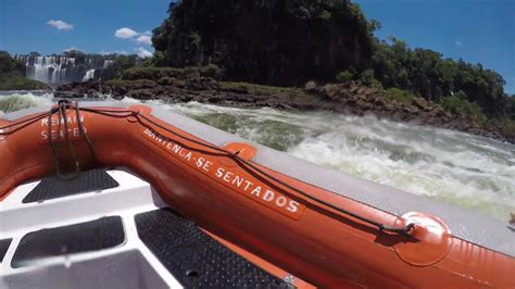macuco safari wet boat ride at iguazu falls brazil 🇧🇷 youtube