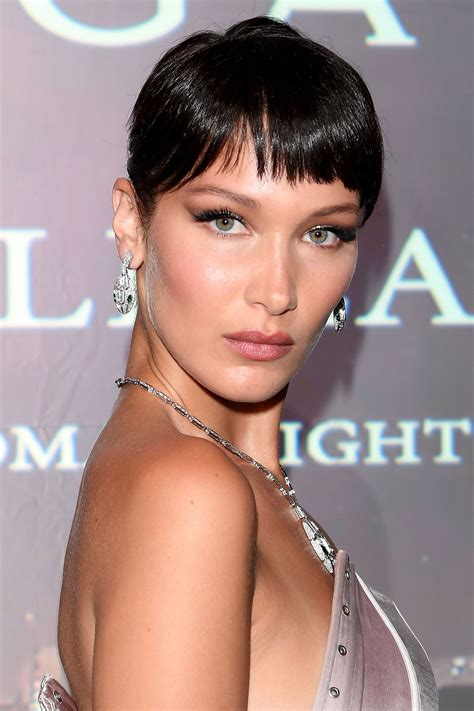 Bella Hadid Debuts Fringe To Launch Her New Perfume Campaign Bella
