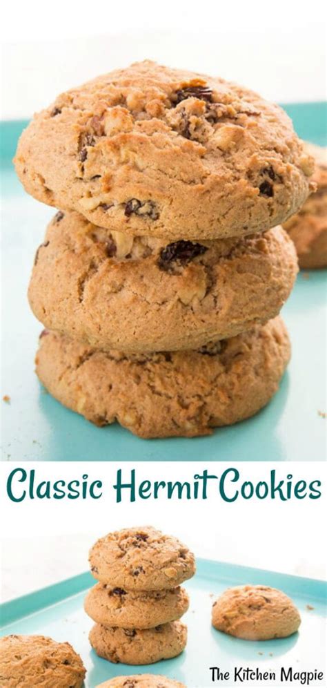Raisin filled cookies on six sisters' stuff | a delicious raisin filled cookie recipe that is so delicious! Classic Hermit Cookies | The Kitchen Magpie (With images ...