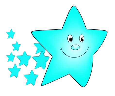 Cartoon Blue Star Clipart Best