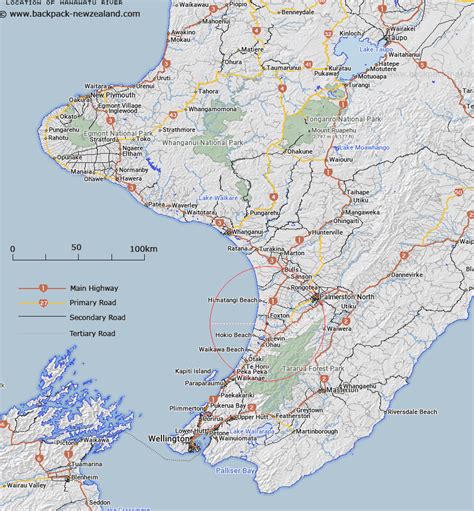 Where Is Manawatu River Map New Zealand Maps
