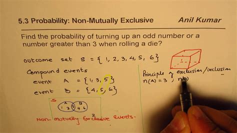 Maybe you would like to learn more about one of these? Non Mutually Exclusive Event Probability Example - YouTube