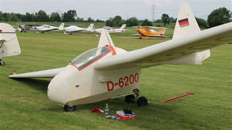 Fauvel Av36 Tailless Glider Aerobatic Display At Kehler Flugtage