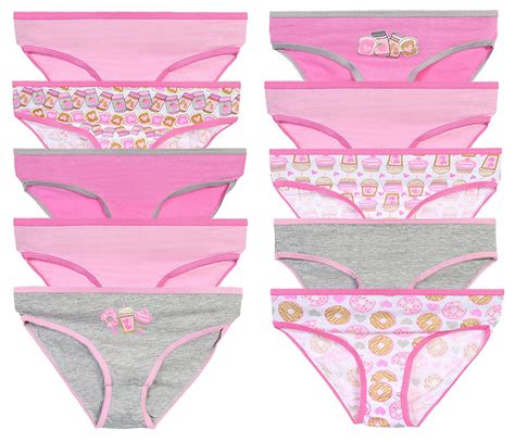 Buy Sweet And Sassy Girls Bikini Underwear Panties 10 Pack In Cheap Price