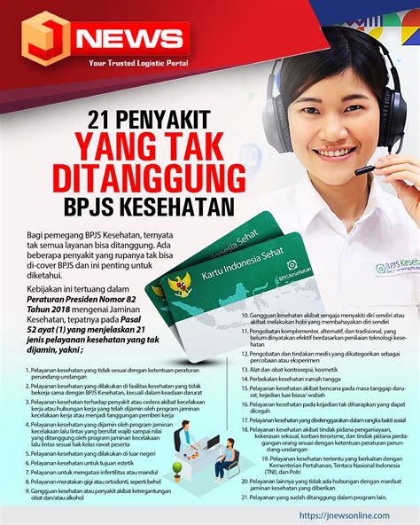 Daftar Penyakit Dan Layanan Yang Tak Ditanggung Bpjs Kesehatan Jnews Online Berita Terkini