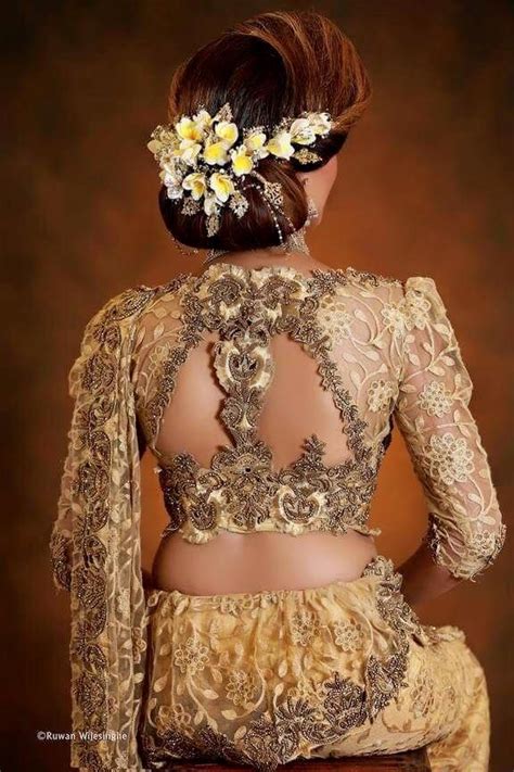 Sri Lankan Fashion By Chami Habarakada Salon Bridal Blouse Designs
