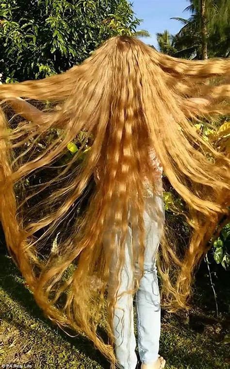 Самые длинные волосы в мире 16 фото Для Роста Волос
