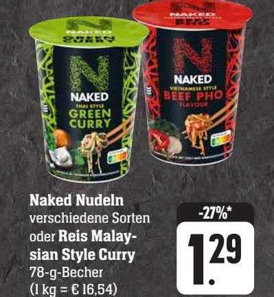 Naked Nudeln Oder Reis Malaysian Style Curry Angebot Bei Scheck In Center Prospekte De