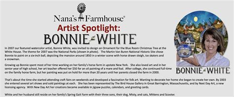 Christmas Tree Hill Bonnie White Gallery Nanas Farmhouse Nanas