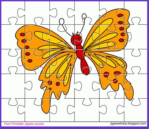Printable Jigsaw Puzzle For Toddlers Printable Crossword Puzzles