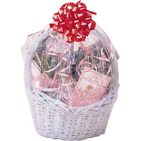 Clear Cello Shrink Wrap Basket Bag Birthday T Bags And Wrapping