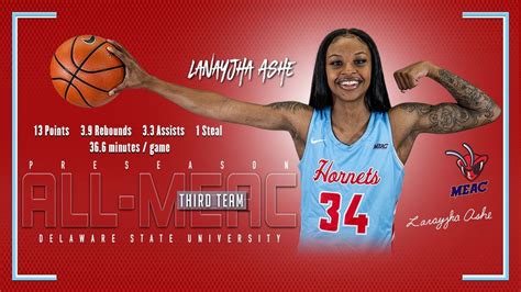 Ashe Named To Preseason All Meac Third Team Delaware State University