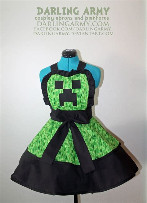 Darling Army Minecraft Creeper Dress Creeper Minecraft Minecraft Crafts Minecraft Houses