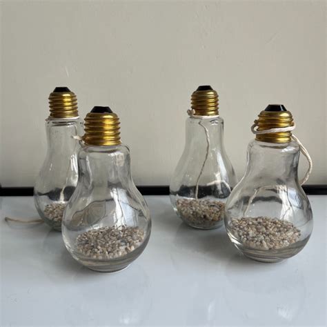 Lightbulb Shaped Glass Bottle Furniture And Home Living Home Decor