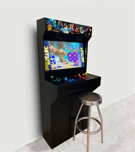 4 Player Arcade Machine 32 Screen Cabinet Full Size Slim Etsy
