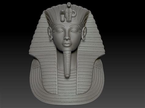 Tutankhamun Mask 3d Model 3d Printable Cgtrader