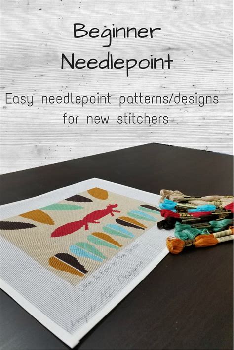Learn How To Needlepoint The Easy Way With A Fun Needlepoint Kit