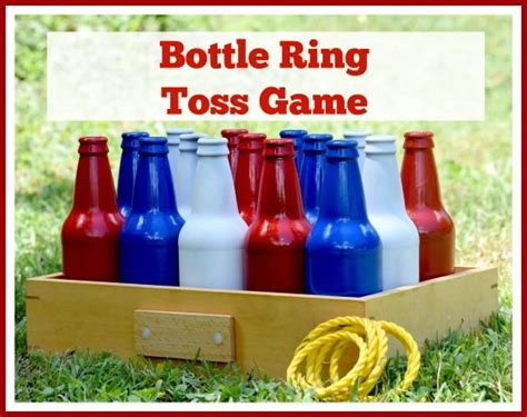 Easy Diy Bottle Ring Toss Game Ring Toss Game Ring Toss Diy Diy Bottle