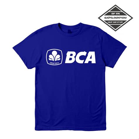 Jual Kaos Baju Bank Bca Bank Central Asia Kaos Perusahaan Baju Bca