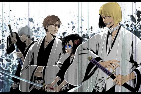 Anime Bleach Ulquiorra Cifer Sōsuke Aizen Gin Ichimaru Kaname