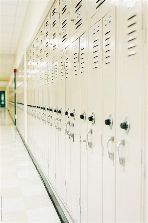 School Lockers By Stocksy Contributor Raymond Forbes Llc Stocksy