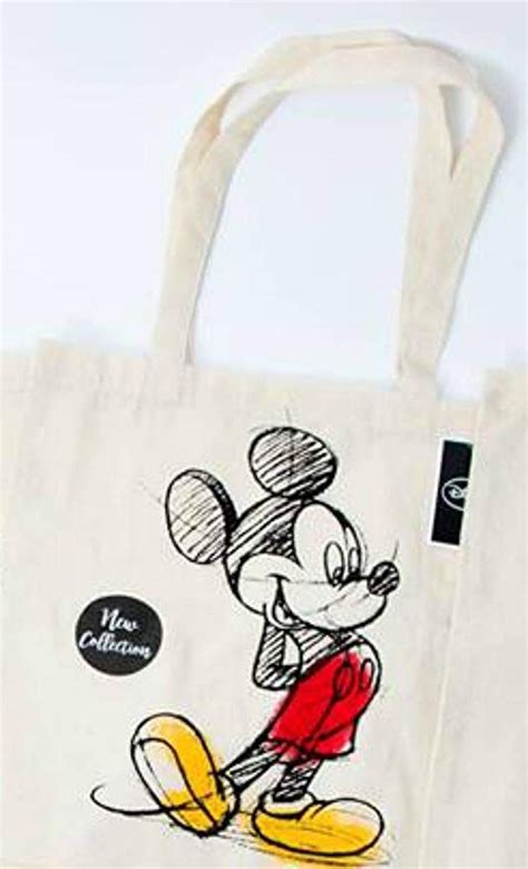 Tote Disney~mickey Mouse~canvas Bag Uk Uk