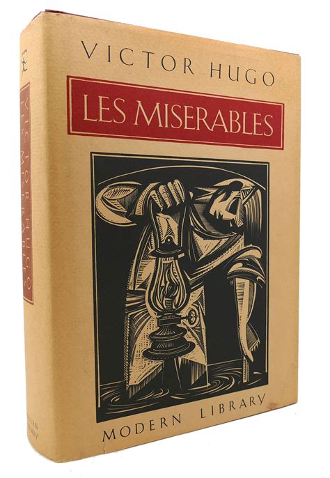 les miserables by victor hugo hardcover modern library edition n d from rare book