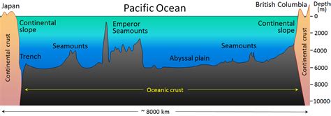 181 The Topography Of The Sea Floor Physical Geology 2nd Edition