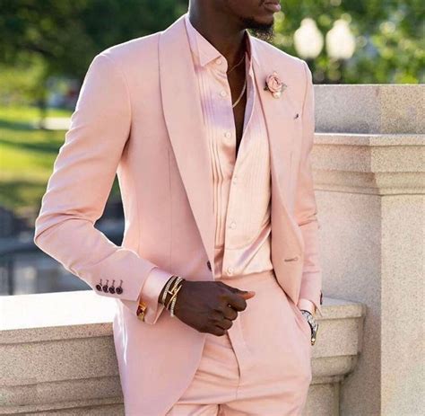 Men Suits Pink Evening Suit Slim Fit Party Wear Tuxedo Dinner Etsy Uk