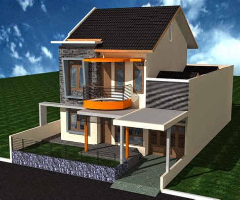 Foto desain model rumah minimalis 2 lantai type 60. Gambar Desain Rumah Tingkat Minimalis 2 Lantai Mewah dan ...