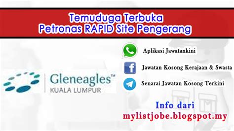 Näytä lisää sivusta kerja kosong di pengerang facebookissa. Jawatan Kosong di Petronas RAPID Site Pengerang - 4 ...