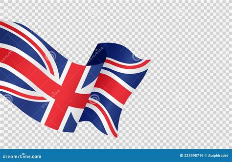 Waving Flag Of Uk Isolated On Png Or Transparent Backgroundsymbols Of