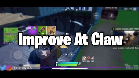 How To Improve At Claw On Fortnite Mobile Youtube