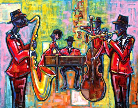 Jazz Band Painting By Ken Daley Fine Art America