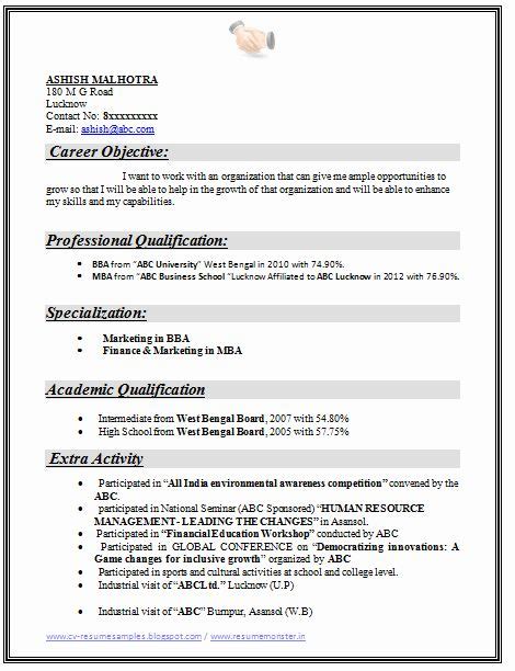 The fresher resume templates that we can provide you with are applicable to be used in different industries. 25 Objective for Resume for Freshers in 2020 ...
