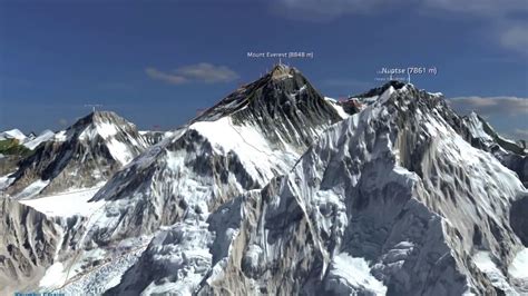 Detailed Animation Of Mount Everest In 3d Hd Version