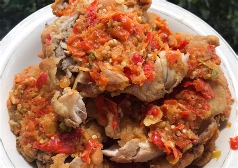 15 resep ayam geprek dengan variasi sambal yang berbeda. Resep Ayam Geprek Sambal Bawang oleh Dapur Ulik - Cookpad