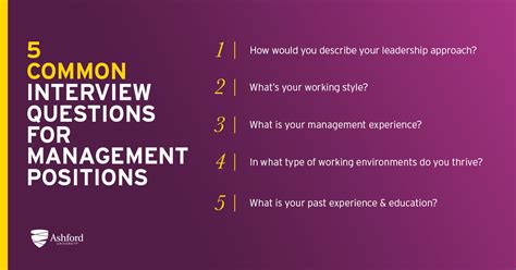 Search and apply for the latest managerial jobs in abroad. 5 Common Management Interview Questions and Answers: How ...