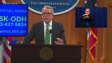 Ohio Gov Mike Dewine Says Its Too Soon To Tell When The State Will Reopen