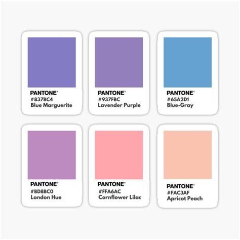 Pantone Squares With Hex Code Check My Profile For More Aesthetic